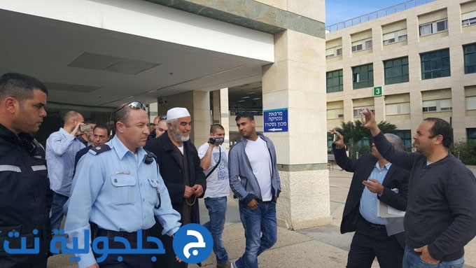 فيديو: اعتقال الشيخ رائد صلاح ومحمد بركة في مستشفى العفولة